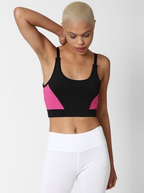 forever-21-pink-&-black-non-wired-non-padded-sports-bra