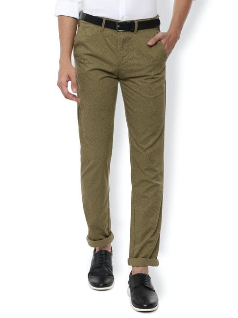 van-heusen-green-slim-fit-printed-trousers