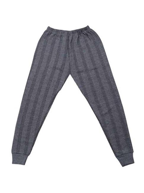 Tiny Bugs Kids Grey Cotton Thermal Bottoms