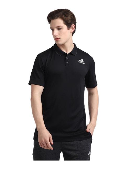 adidas Black Polo T-Shirt