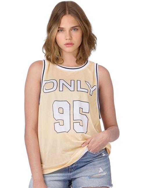 only-yellow-graphic-print-tank-top