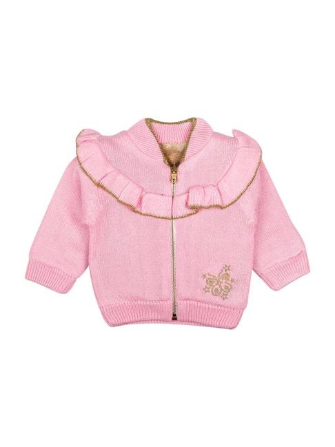 Mee Mee Kids Pink Embroidered Sweater