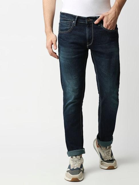 Pepe Jeans Green Lightly Washed Jeans