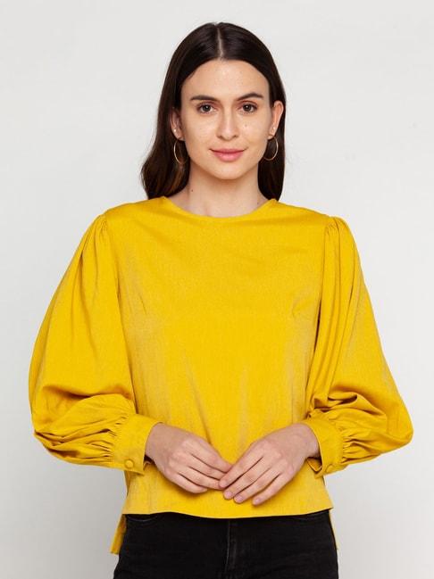 zink-london-yellow-a-line-top