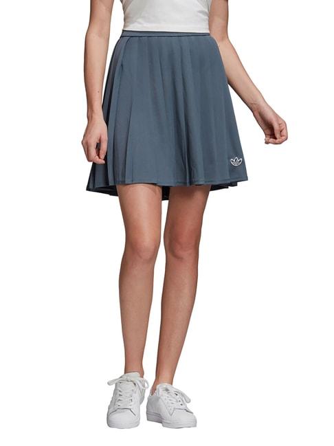 adidas-originals-grey-regular-fit-skirt