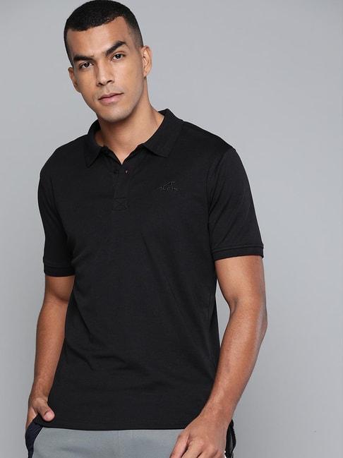 ALCIS Jet Black Short Sleeves Polo T-Shirt