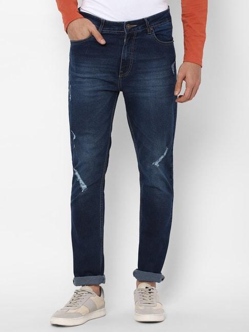 forever-21-navy-regular-fit-distressed-jeans