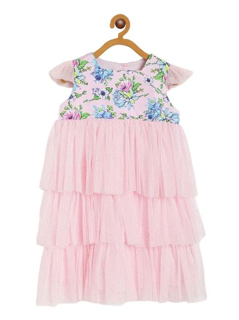KidsDew Kids Pink Floral Print Dress