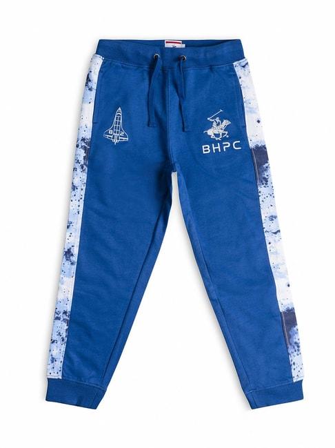 Beverly Hills Polo Club Kids Blue Printed Joggers