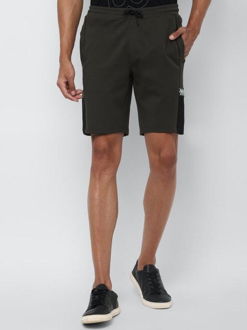 allen-solly-grey-slim-fit-self-pattern-shorts
