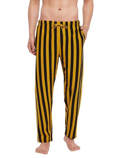 Hypernation Yellow & Black Striped Pyjamas