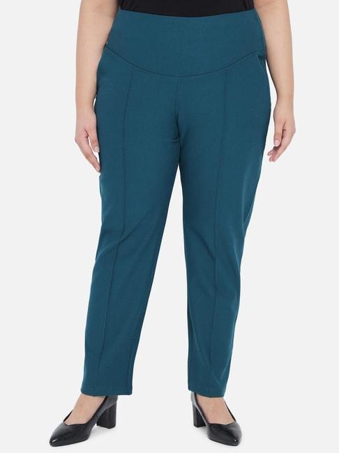 amydus-teal-tapered-fit-jeggings