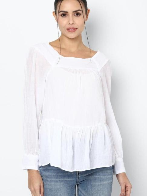 american-eagle-outfitters-white-regular-fit-top