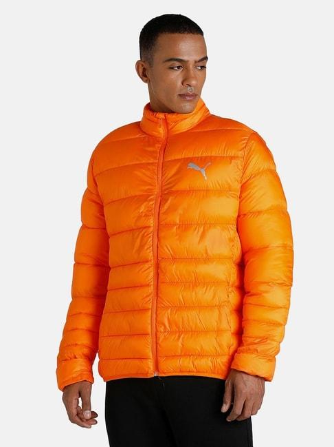 puma-orange-regular-fit-quilted-jacket
