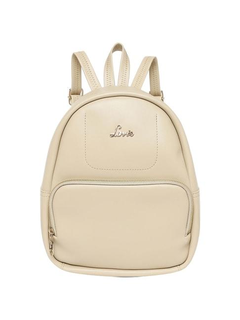 lavie-beige-large-backpack