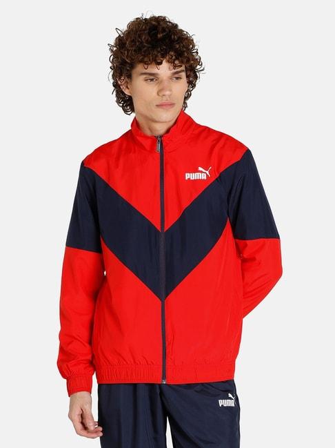 puma-red-regular-fit-colour-block-tracksuit---pack-of-2