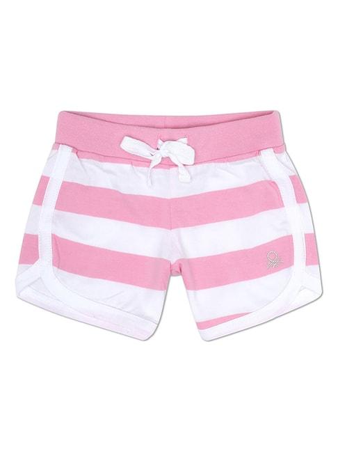 united-colors-of-benetton-kids-pink-&-white-striped-shorts
