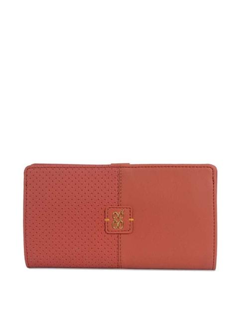 baggit-red-textured-bi-fold-wallet-for-women