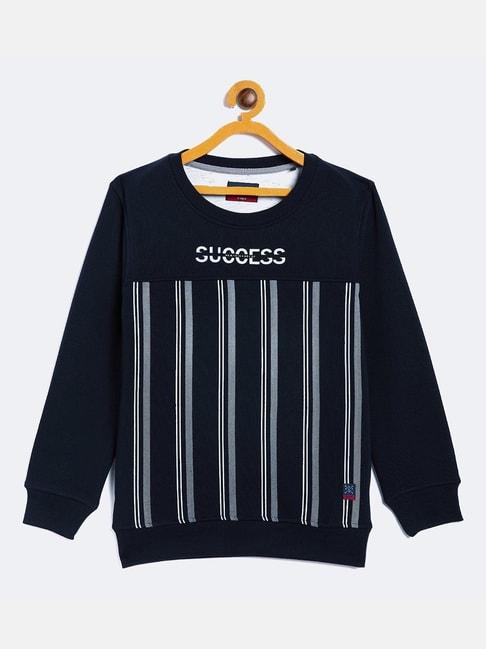 crimsoune-club-kids-navy-printed-sweatshirt