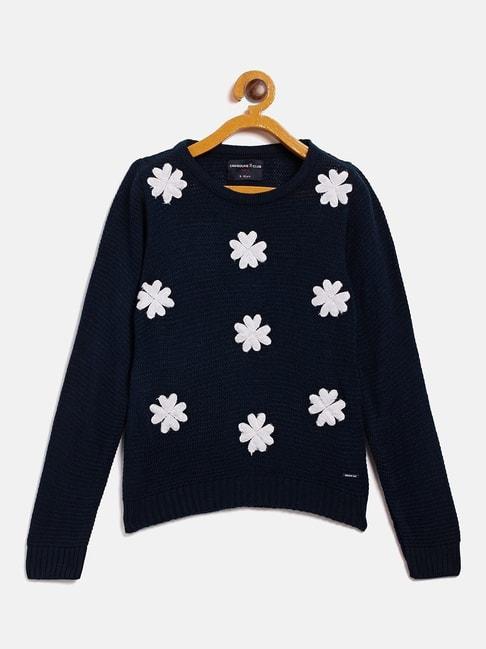 crimsoune-club-kids-navy-floral-sweaters