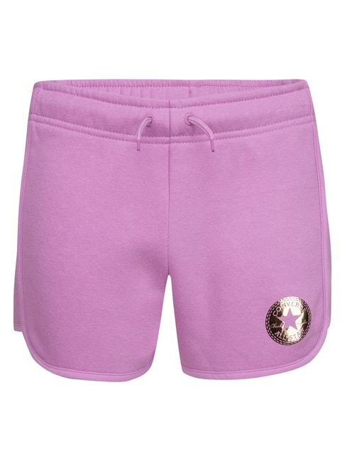 Converse Kids Pink Solid Shorts
