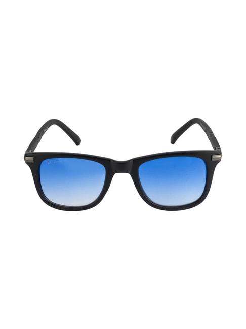 Ted Smith WAYFLEX_C4 Blue Gradient Square Sunglasses