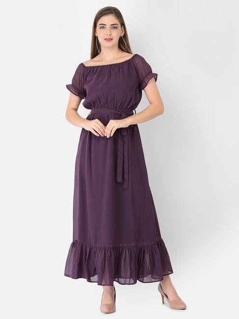 Eavan Purple Regular Fit Dress