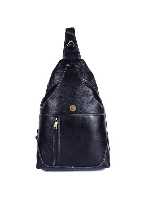 hileder-blue-textured-large-leather-17-inch-backpack
