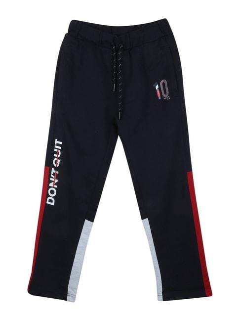 Monte Carlo Kids Navy Graphic Print Trackpants