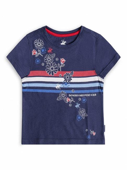 Beverly Hills Polo Club Kids Navy Printed Tee