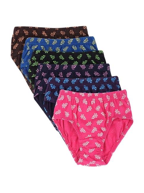 Dyca Kids Multicolor Cotton Printed Panties (Pack of 6)