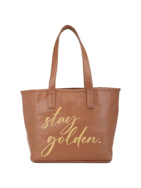 forever-21-brown-printed-medium-tote-handbag