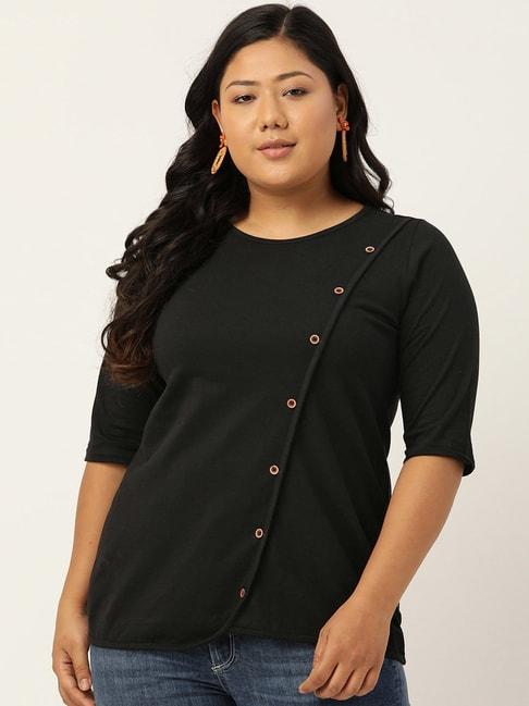 theRebelinme Black A-Line Top