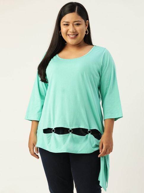 therebelinme-mint-green-a-line-top