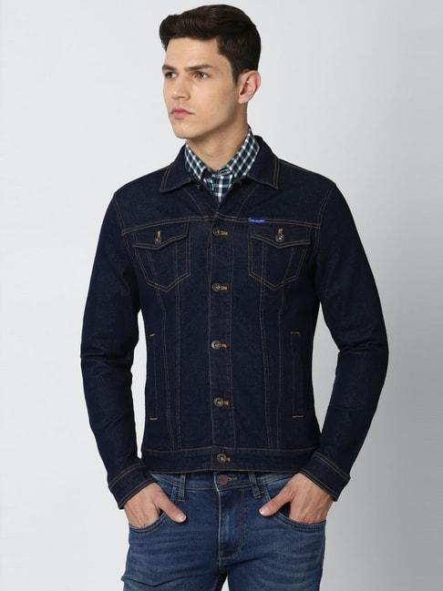 van-heusen-navy-cotton-slim-fit-denim-jacket