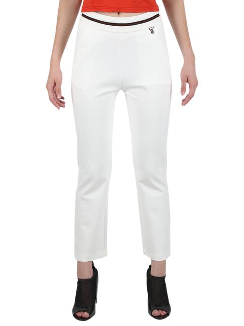 Monte Carlo White Mid Rise Jeggings