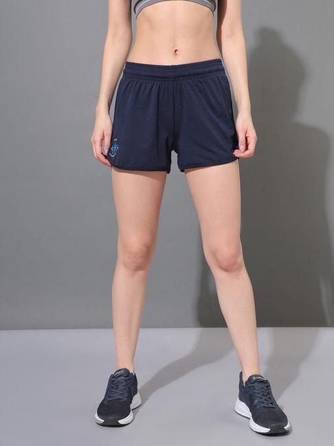 cultsportone Navy Regular Fit Shorts