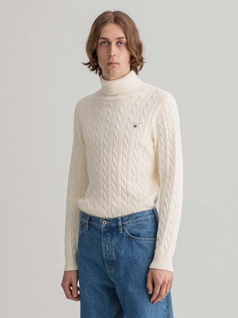 gant-cream-self-design-sweater
