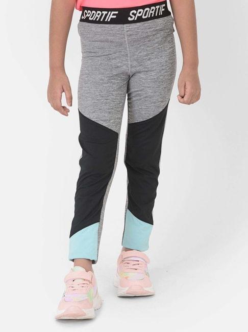 crimsoune-club-kids-grey-&-black-color-block-trackpants