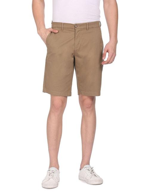 U.S. Polo Assn. Brown Regular fit Chino Shorts