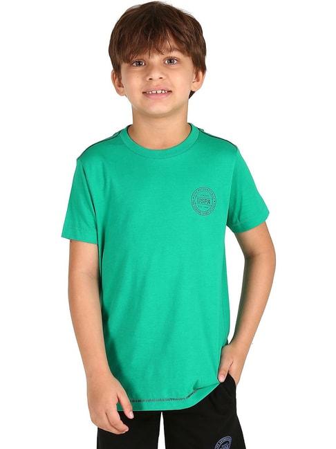 U.S. Polo Assn. Kids Teal Solid T-Shirt