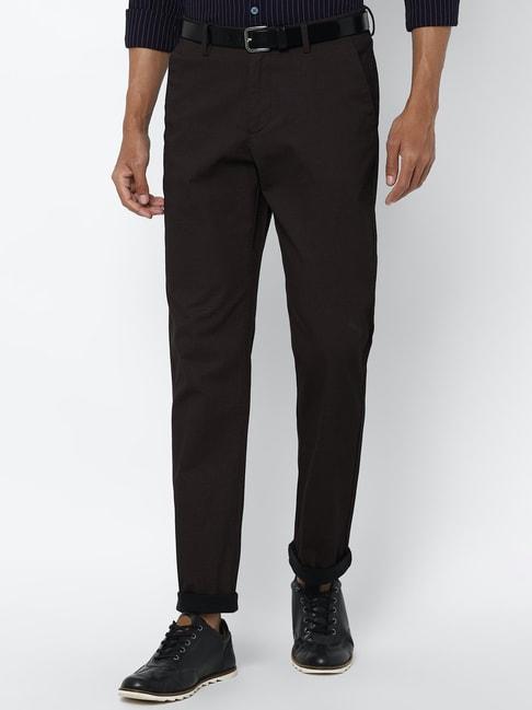 allen-solly-dark-brown-regular-fit-flat-front-trousers