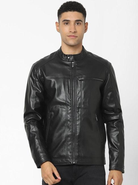 celio*-black-regular-fit-jackets