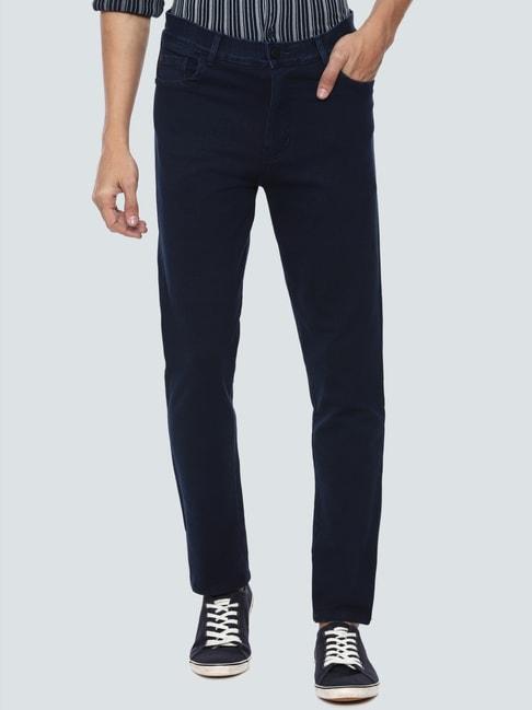 Louis Philippe Navy Slim Fit Jeans