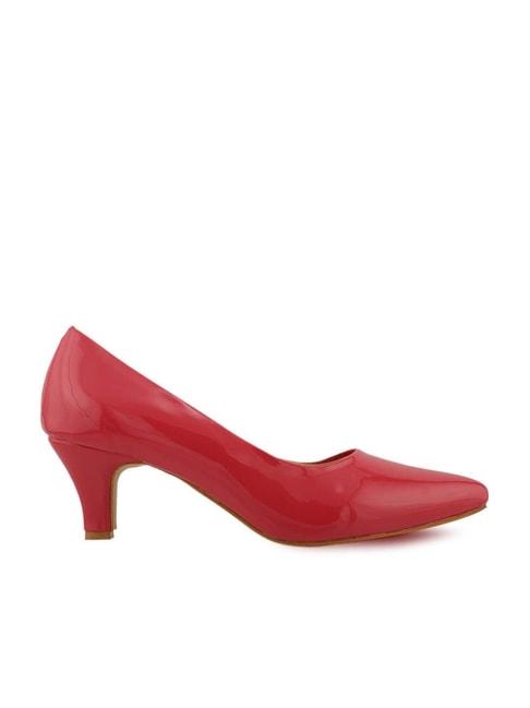 Iconics Women's Red Casual Pumps