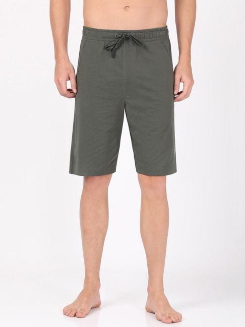 jockey-sp26-deep-olive-super-combed-cotton-rich-shorts-with-side-pocket