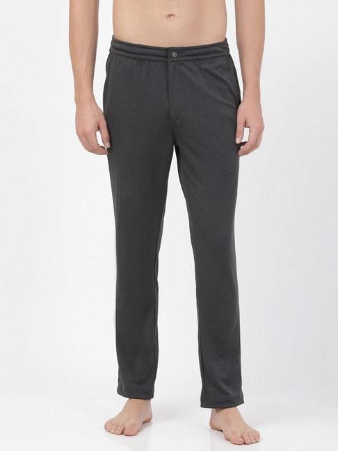 Jockey IM07 Charcoal Lightweight Microfiber All Day Pants with Convenient Side & Back Pockets
