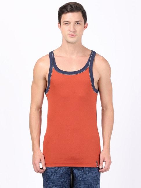 jockey-us54-orange-gym-vest-with-back-panel-graphic-print-(shoulder-strap-color-may-vary)
