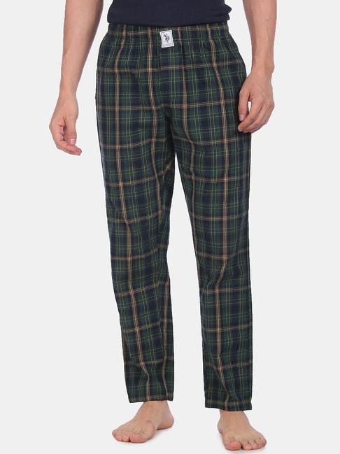 U.S. Polo Assn. Green & Navy Regular Fit Pyjamas