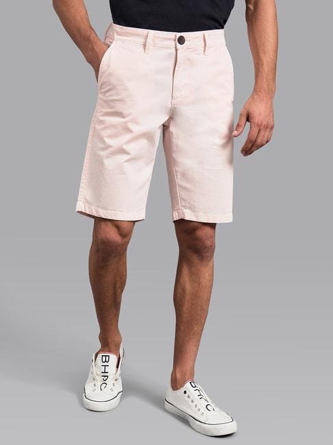 Beverly Hills Polo Club Pink Slim Fit Chino Shorts